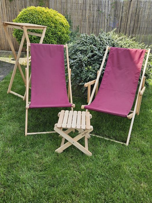 Sezlong pentru gradina din lemn