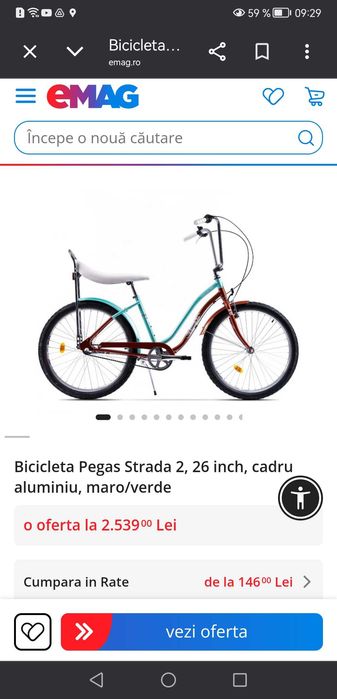 Bicicleta Pegas noua