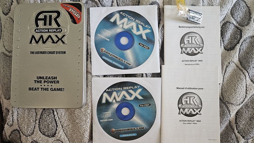AR Action replay max for psp ps2
