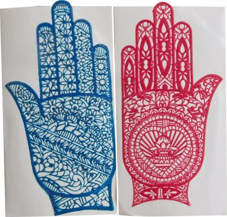 Трафареты для мехенди