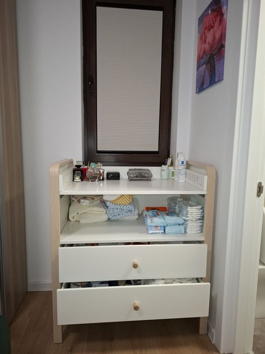 Masa infasat /Comoda Mesteacan Ikea