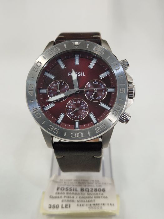 Ceas Fossil Quartz Curea Piele Garantie!#55808