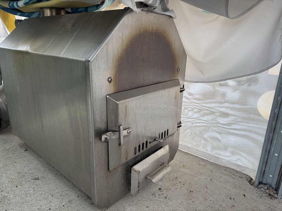 Vand soba inox exterioara pentru ciubar 8-10 persoane