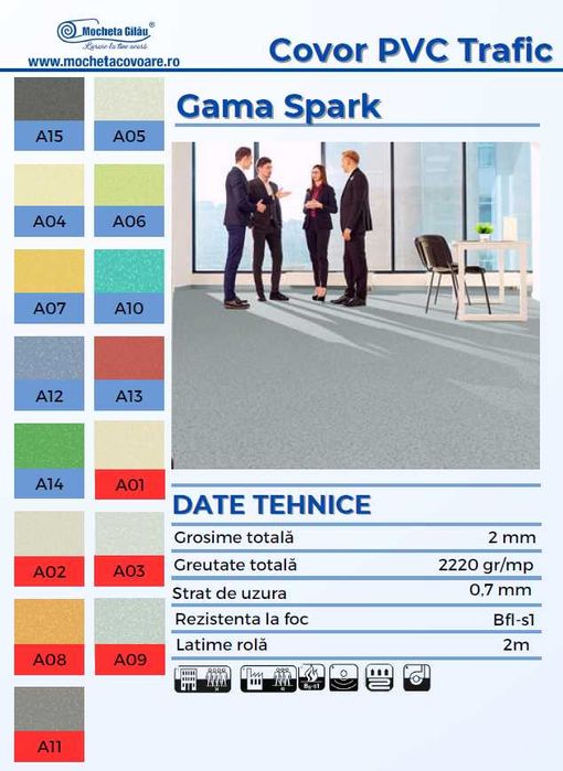 Vanzare si Montaj Covor PVC tip Tarkett