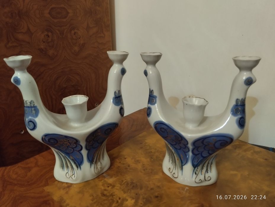 Продается подсвечник из фарфора