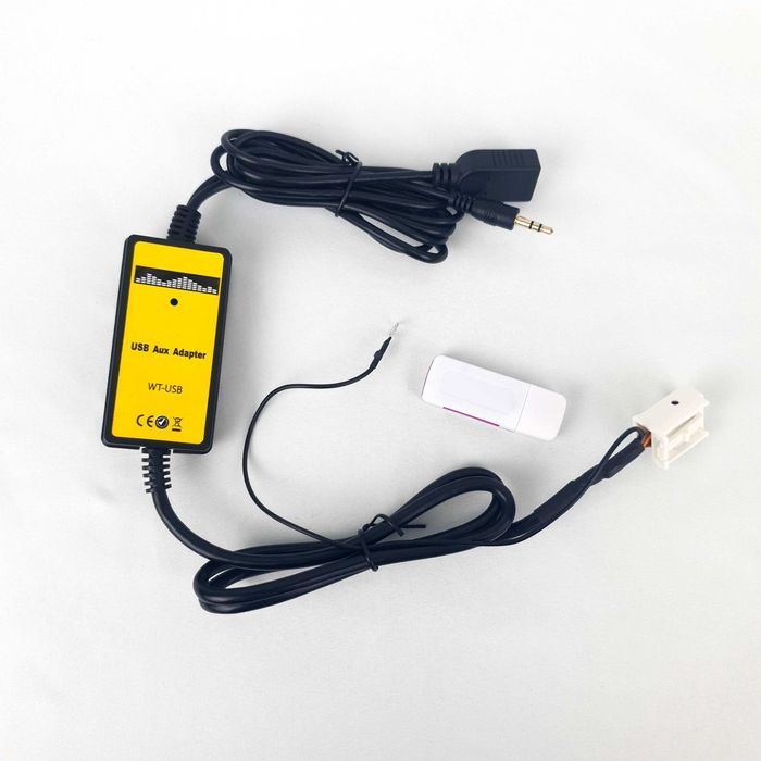 Adaptor Auto Original În loc la CD Changer cu USB/Stick + Jack/AUX