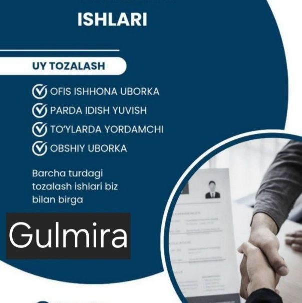 Generalniy uborka hizmati: uy va ofis