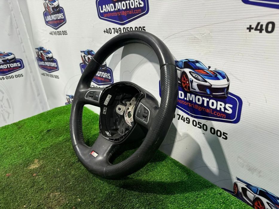 volan piele audi a6 c6 s-line cu padele 2004-2011