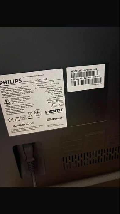 Tv Philips  Smart 43 inch DEFECT