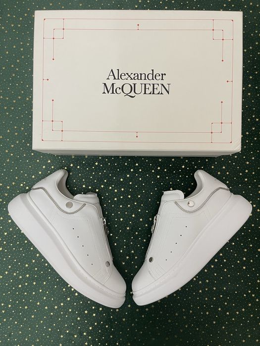 Alexander McQueen Zipper Tooth White