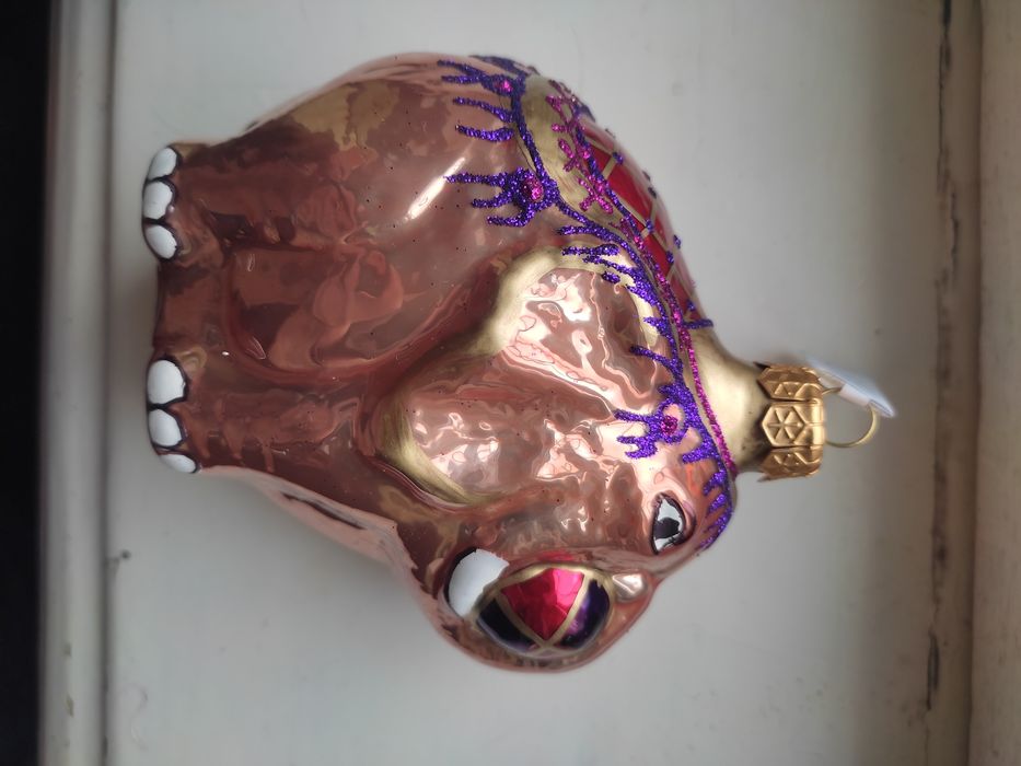 Игрушки ёлочные стеклянные