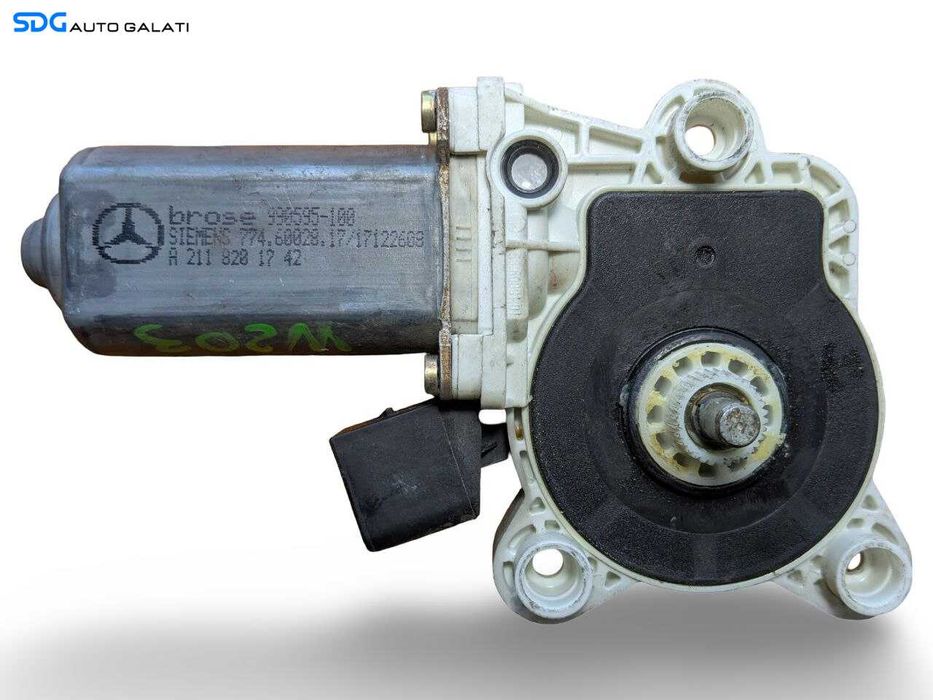 Motoras Macara Electrica pentru Geam Sticla Usa Portiera Dreapta Fata Mercedes Clasa C Class W203 1999 - 2020 Cod A2118201742 990595100 [L9132]