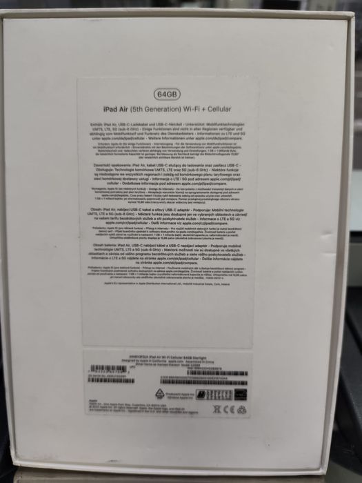 IPad Air(5th gen) WI-FI+Cellular