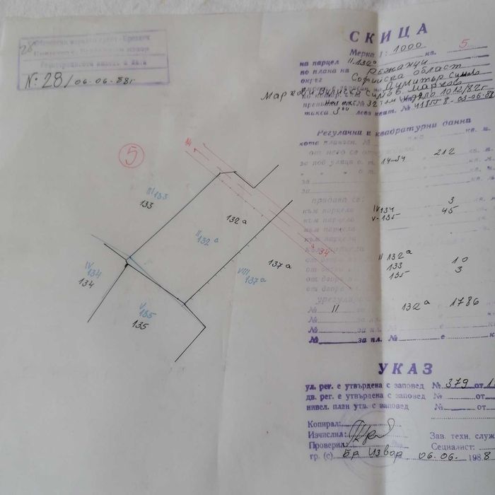 Продавам парцел в село Режанци, област Перник.