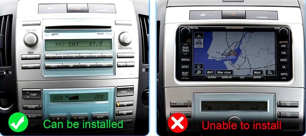 Мултимедия 9″ за Toyota Corolla Verso II AR10 навигация CARPLAY