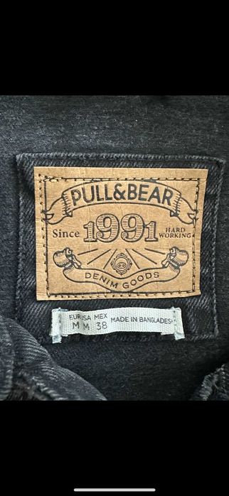 Продам черный джинсовка от pull and bear