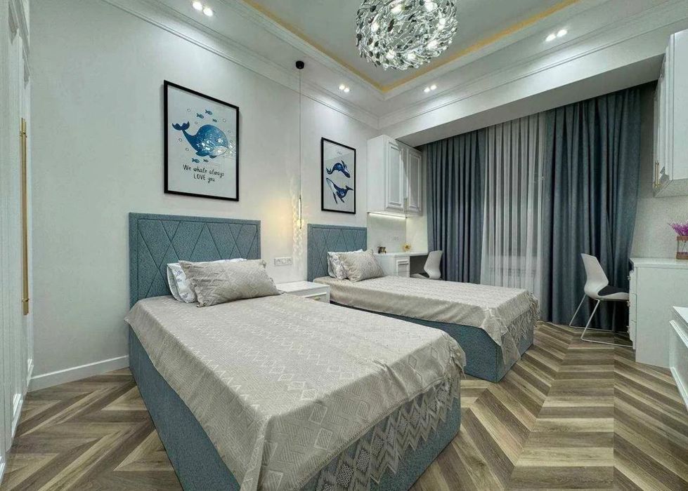 ул:Чехова 4 комнт ор: Ойбек в Сдаётся новая квартира в новостройке