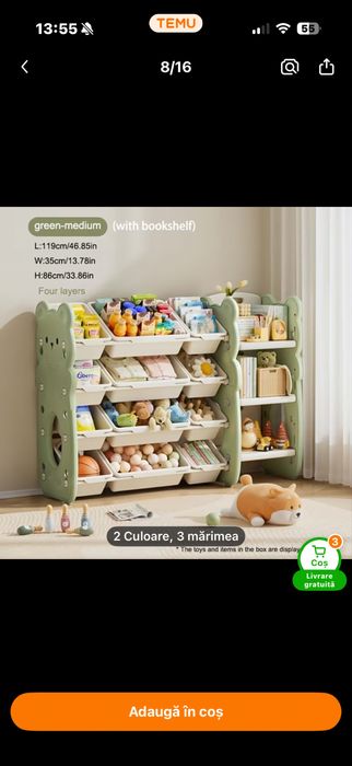 Suport jucarii si carti