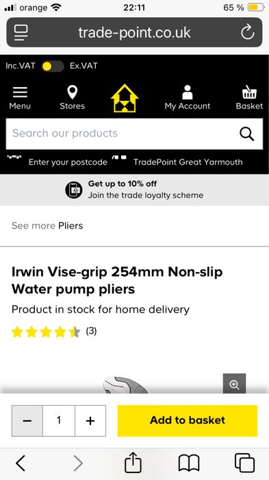 Cleste Papagal Irwin Vise-grip 254mm italia