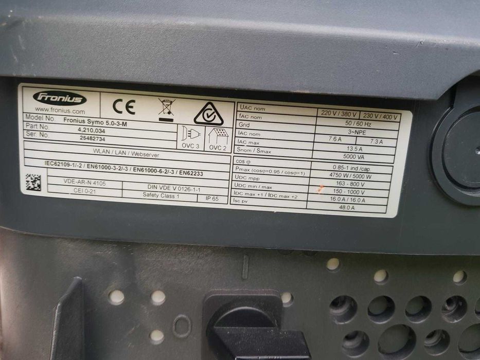 Invertor Fronius 5kw, Powmr 3kw - defecte