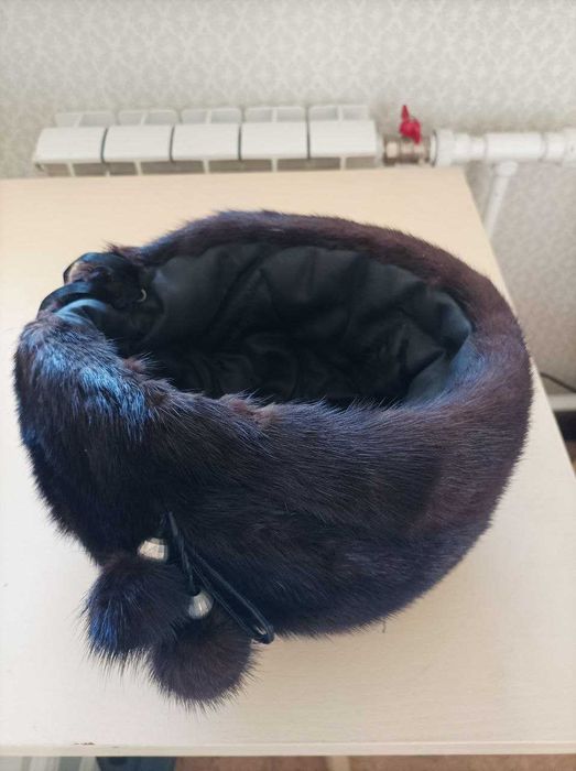 Продам шапку норковую