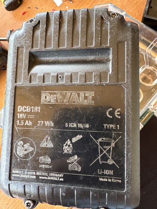 Baterie originala dewalt 1,5ah 18V