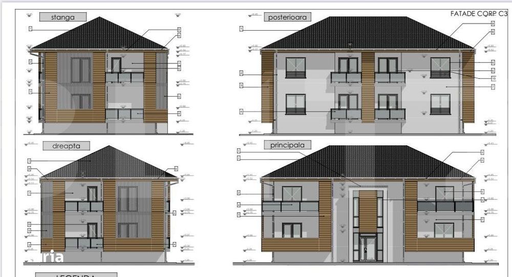 Apartament 3 camere, 51 mp, gradina ~200mp, zona primarie Apahida