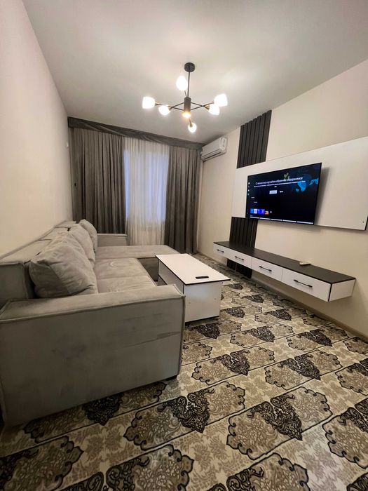 3-комн в Olmazar City | 2 кровати + TV 55" |Только Семейным |Посуточно