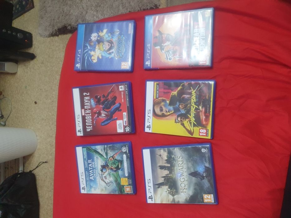 Диски с играми на Sony playstation 4