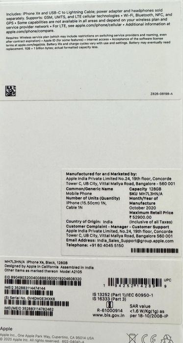 iPhone XR | 128 GB | Black