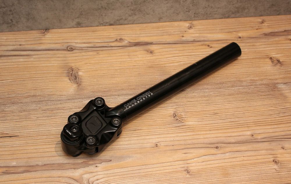 Tijă de șa cu suspensie Cane Creek Thudbuster G4 ST - 31,6 mm / 34,9 mm - aproape noua