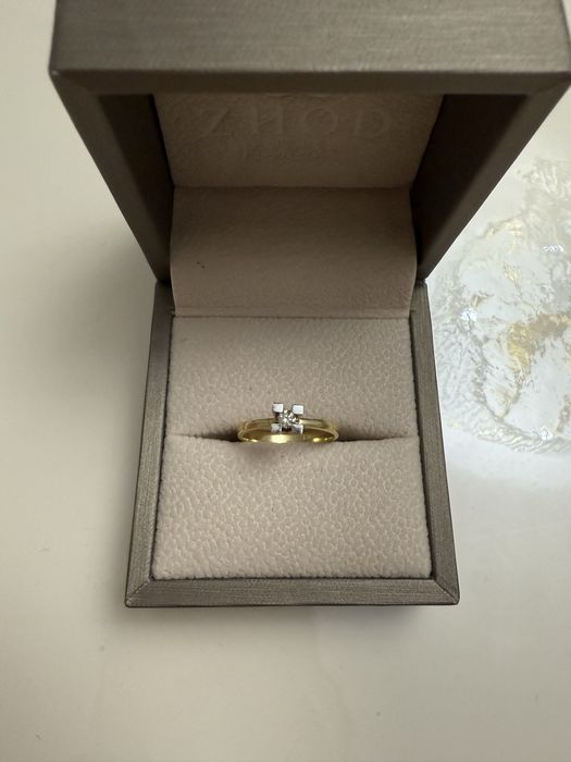 Бриллантовое кольцо 585 пробы