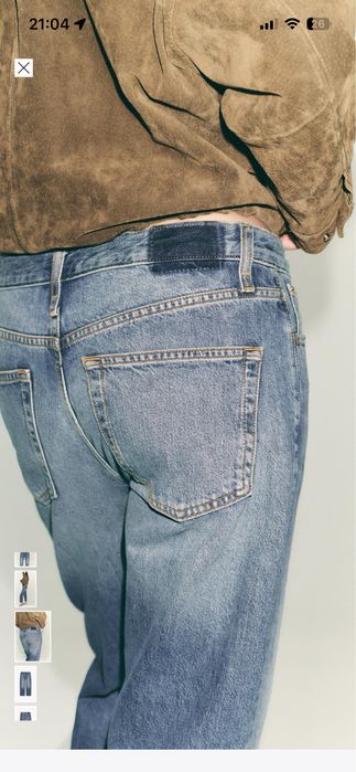 чисто нови дънки на Зара 34 номер