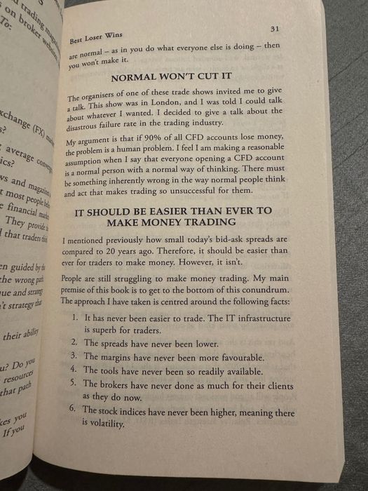 Книга за трейдинг търгуване Tom Hougaard- Best Loser Wins