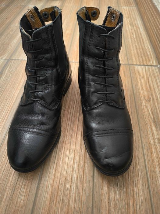 Боти за езда от естествена кожа