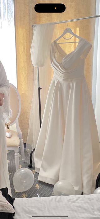 Rochie mireasa tafta
