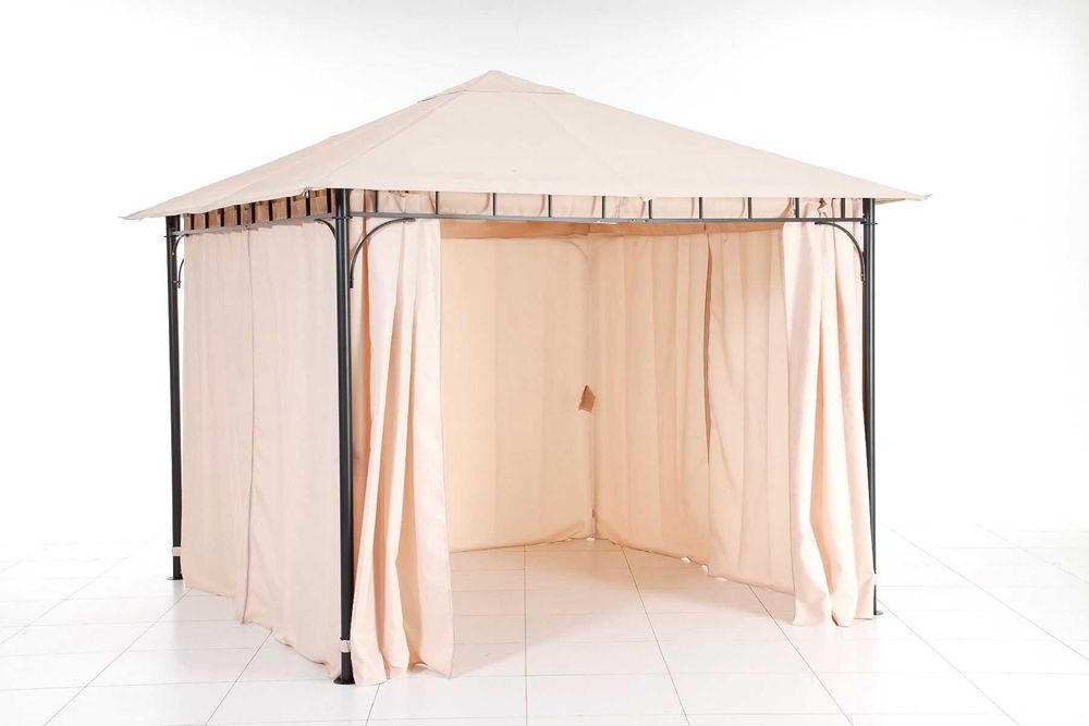 Pavilion gradina - terasa 3x3 m metalic, NOU