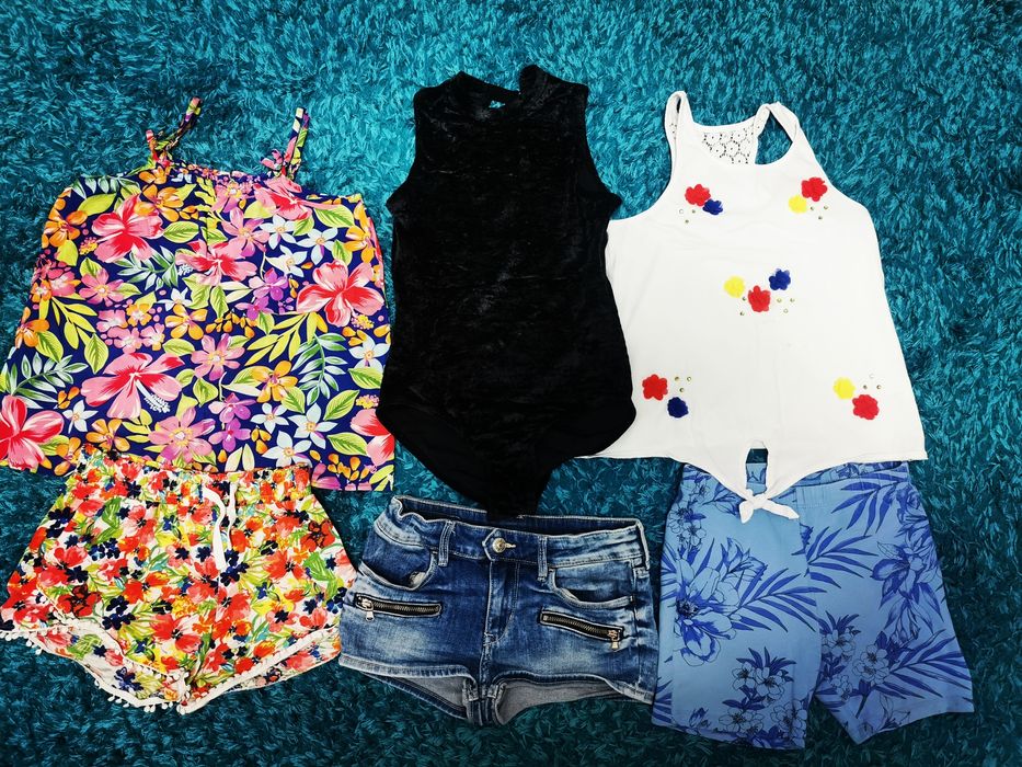 Lot mare și divers haine de calitate fetițe 7-8 ani