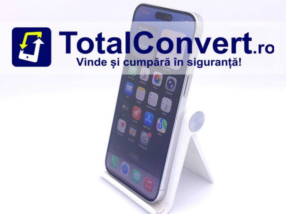 Apple iPhone 14 Pro Max 128GB Silver 6GB, Garantie 24 luni | #D88214