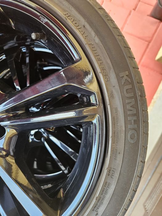 Jante aliaj + anvelope vară 4x108 R17