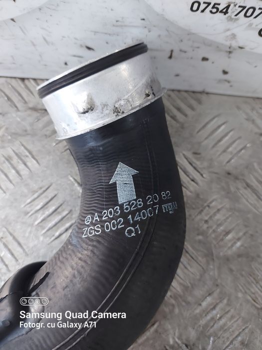 furtun intercooler mercedes-benz c-class (2001-2007) [w203] 2.2 motori