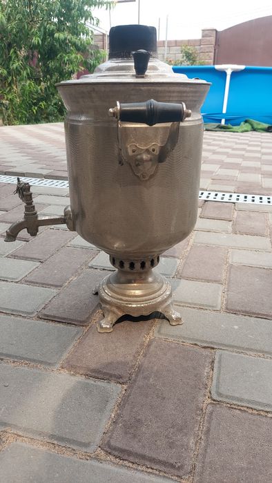 Самовар советский, сделан из латуни