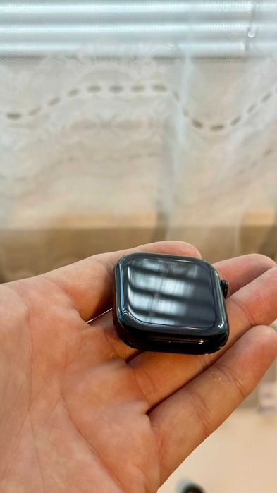 Apple Watch Series 10 (46mm) Black Aluminum / Валидна гаранция до 01.2027 г. / 94% батерия + Подарък каишки