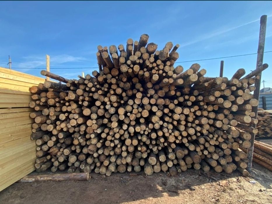 Жерди Столбики Кругляк Балки