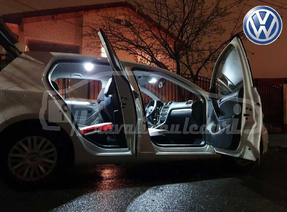 Pachet becuri led leduri pentru  interior Volkswagen Golf 6 Golf 5