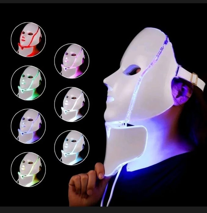 Светодиодная  LЕD маска для лица и шеи