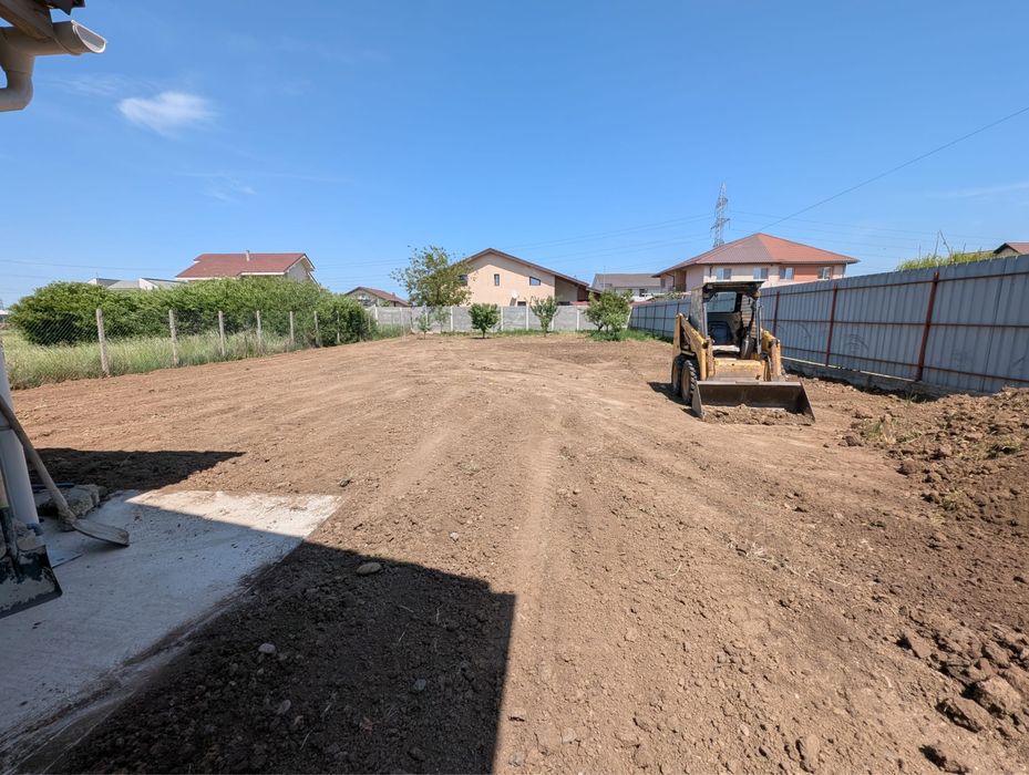 Lucrari miniexcavator / bobcat, sapaturi fundatii, fose, bransamente