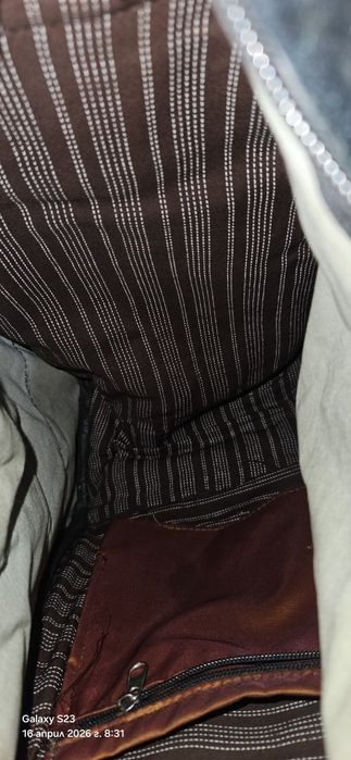 Дамска раница естествена кожа-Турция