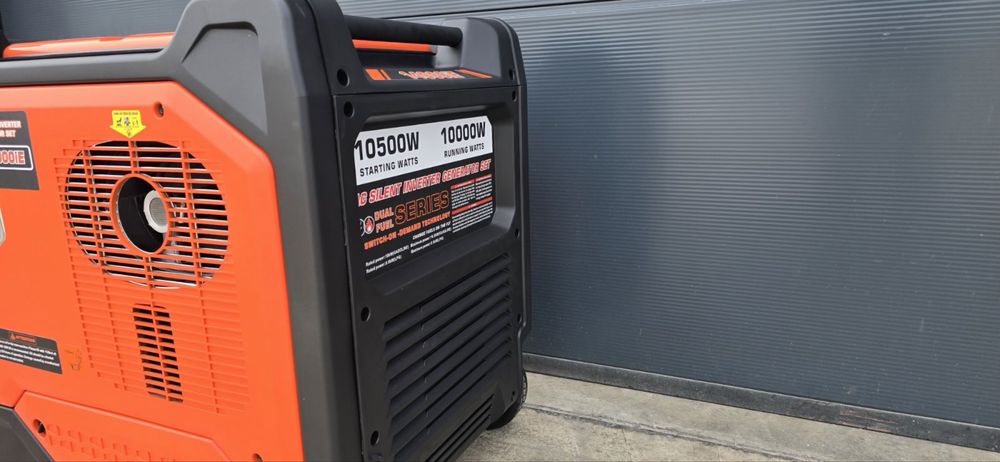 Комбиниран обезшумен инверторен генератор TACH 10500i LPG, 10 kW, бензин/газ, дистанционно, 230/400 V, 485 cc