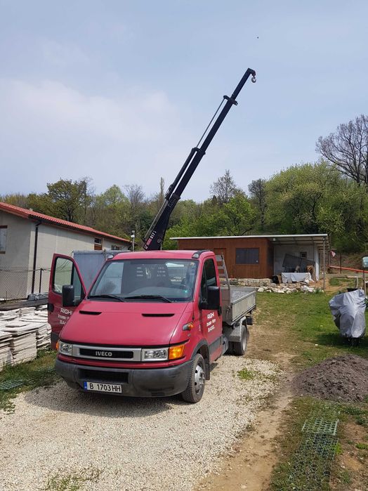 Транспортни услуги - самосвал с кран , камион с кран